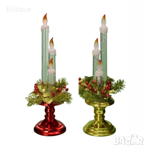Празничен блясък и топлина с декоративни светещи свещи, снимка 2 - Други стоки за дома - 52820172