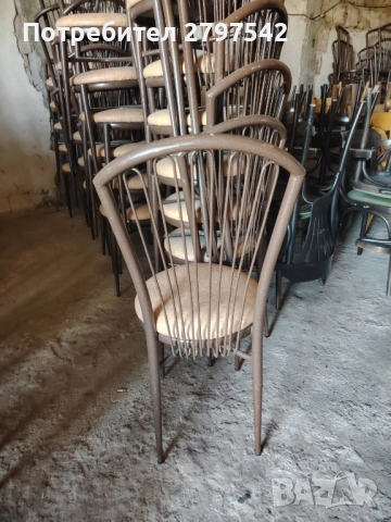 Метални столове А124, снимка 2 - Столове - 51443739