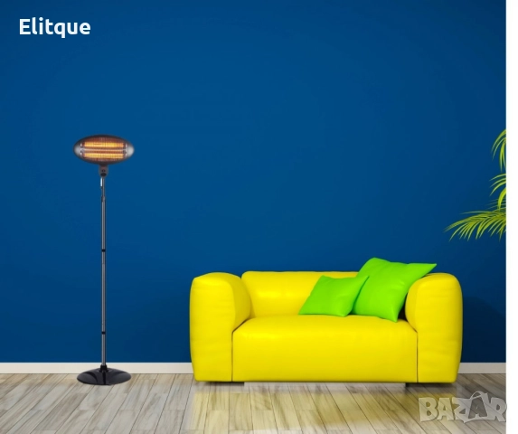 Кварцова печка, стояща 2000W, снимка 2 - Печки, фурни - 52840604