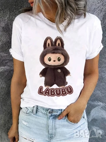 памучни дамски тениски labubu, снимка 11 - Тениски - 50843606