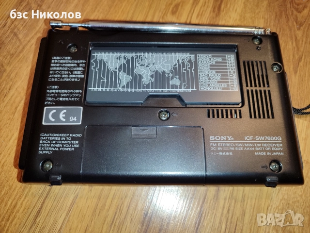 Радио Sony ICF-SW7600G FM Stereo/SW/MW/LW PLL World Radio., снимка 9 - Радиокасетофони, транзистори - 52842378