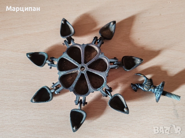 Антикварна малка масленица, снимка 7 - Антикварни и старинни предмети - 53094179