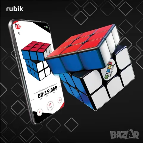 Оригинален смарт куб на Рубик 3x3x3 Rubik's Cube ConnectedX, снимка 13 - Игри и пъзели - 44996887