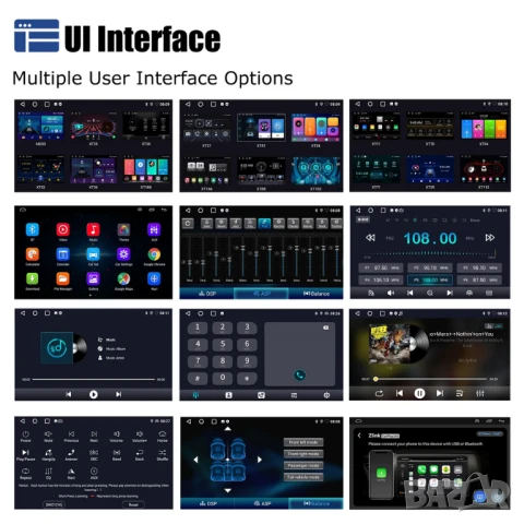 9” 2-DIN мултимедия за Volkswagen-SEAT-Skoda. Android 14, RDS, 64GB ROM, RAM 4GB DDR3 , снимка 8 - Аксесоари и консумативи - 51314022