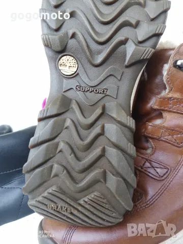 Водоустойчиви, КАТО НОВИ боти SNOW BOOTS TIMBERLAND® оригинал​, 37 - 38, 100% ЕСТЕСТЕСТВЕНА КОЖА, снимка 4 - Други - 49981981