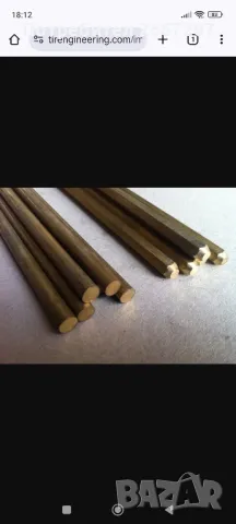 Месинг материал- шестостени и кръгъл профил. , снимка 2 - Други машини и части - 48489870