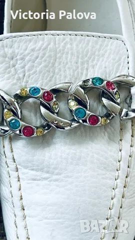 Италиански лоуфъри CLAUDIO ръчна изработка, снимка 3 - Дамски ежедневни обувки - 49184067