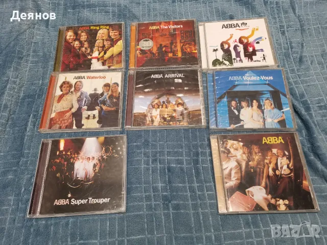 8 оригинални диска на ABBA . POLAR. Идеално запазени, едно просвирване.