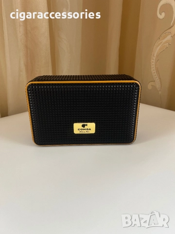 Преносима кутия за пури COHIBA хумидор с хигрометър и овлажнител
