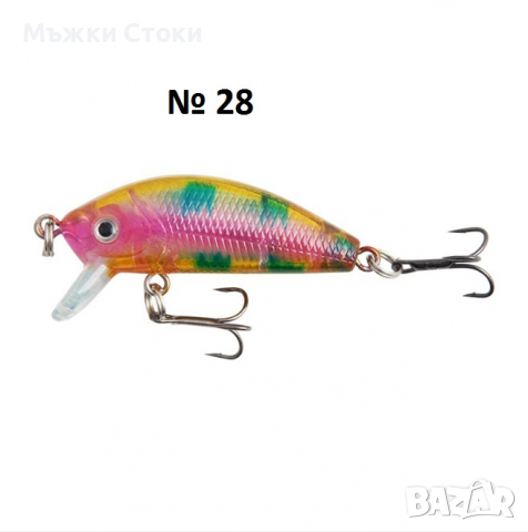 Воблер / Воблери модели от №25 до №32, изкуствена примамка, фалшива стръв, снимка 5 - Такъми - 36200441