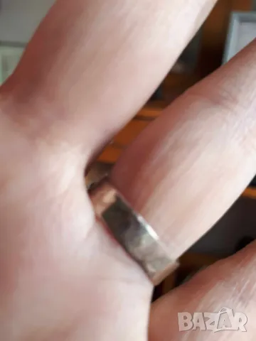 Сребърен пръстен, снимка 4 - Пръстени - 49606306