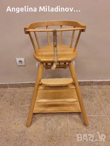 винтидж детско столче за хранене , снимка 1