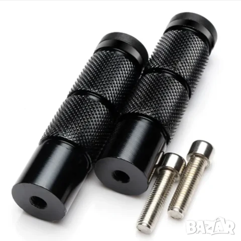 Степенки за мотор, Комплект 2бр., Черни - 721056