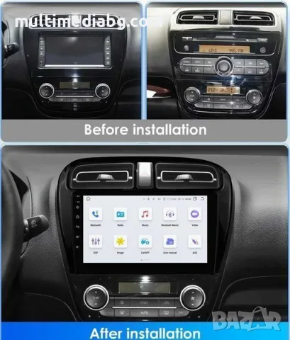 Mitsubishi Space Star 2012 - 2023 Мултимедия Навигация Android, снимка 2 - Аксесоари и консумативи - 50166425