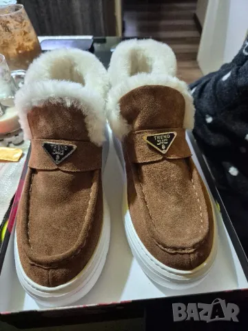 Trend Milano ест.велур и ест.вълна боти