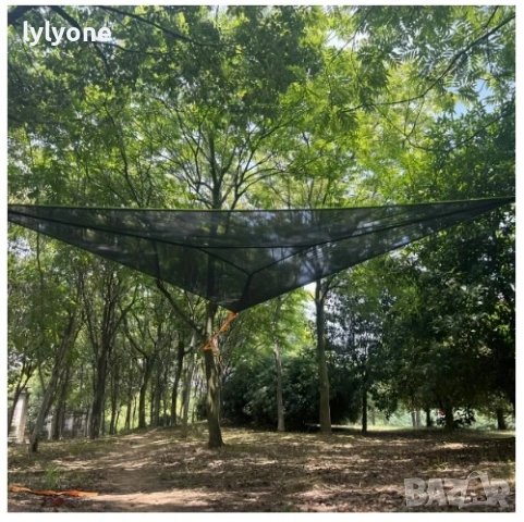 ГИГАНТСКИ Триточков ХАМАК Триъгълна люлка за 3 души *280см * Три точки, снимка 3 - Къмпинг мебели - 53873023