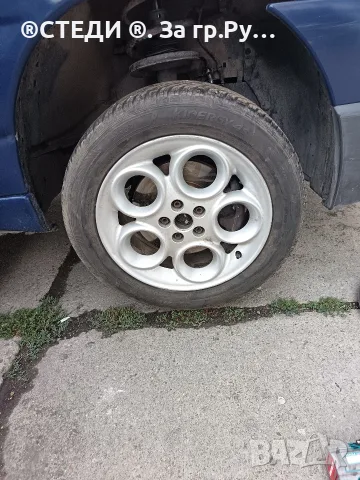 Оригинални джанти Alfa Romeo 16" (Speedline) с 4 бр. зимни гуми 205/55/16 (Hankook и Continental) , снимка 5 - Гуми и джанти - 55812341