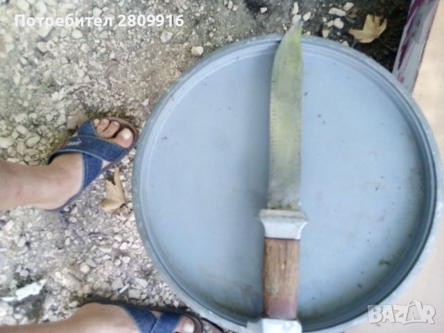 Стар ловен нож , снимка 6 - Ножове - 41495917