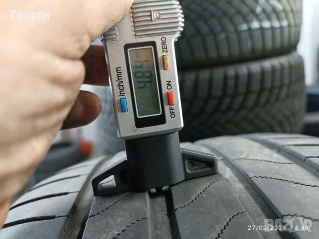 2бр.летни гуми 235/45/18 Bridgestone, снимка 2 - Гуми и джанти - 53679260