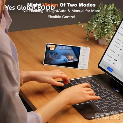 APPS2Car 5" HD бебефон за кола без WiFi, снимка 6 - Друга електроника - 53615803