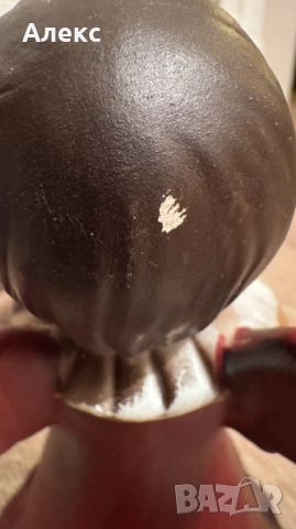 Голям винтидж керамичен ангел 21см/ 14см– Германия, номер., снимка 9 - Антикварни и старинни предмети - 52681454