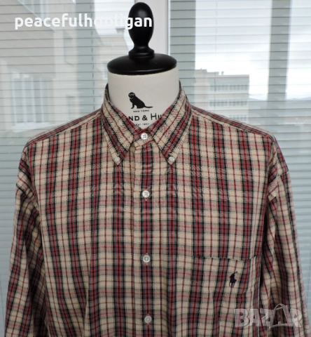 Polo Ralph Lauren Mens Multicolour Checked Long Sleeve Casual Shirt Size XXL, снимка 2 - Ризи - 52949325