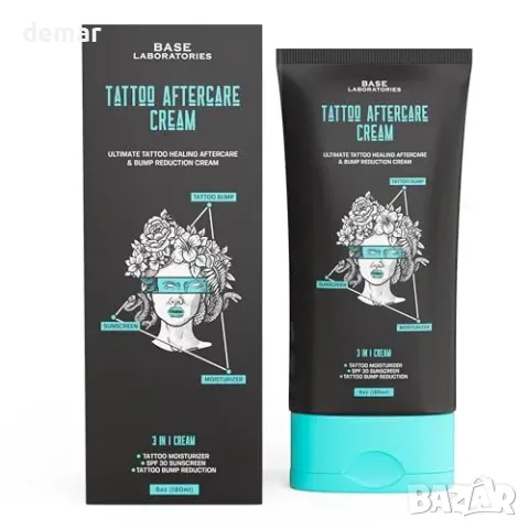 Крем за последваща грижа за татуировки 180 мл със SPF 30, снимка 6 - Други стоки за дома - 56330080