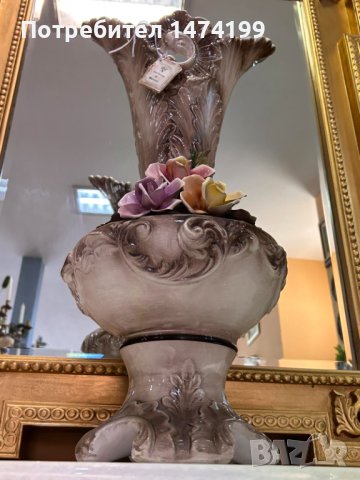 Голяма ваза Каподимонте, нова, със сертификат, снимка 5 - Вази - 44481767