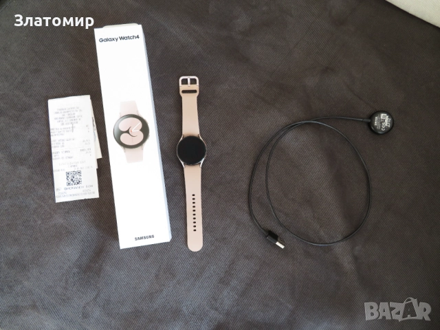 Samsung Galaxy Watch 4 40mm R860 Pink Gold, снимка 2 - Смарт гривни - 52934076