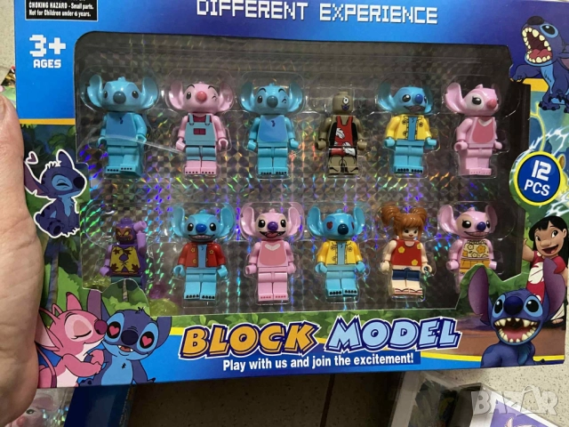 12 броя Фигурки тип Лего Лило и Стич