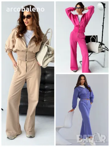 Елегантен дамски комплект от две части MADMAX, 3цвята 