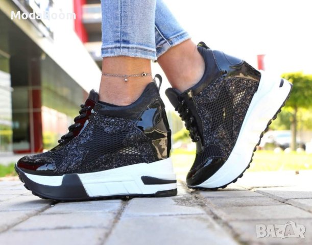 Кецове на платформа , снимка 4 - Маратонки - 41883971