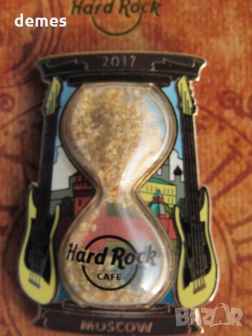 Оригинална метална значка Hard Rock Cafe Москва, Русия,рядка, снимка 3 - Други ценни предмети - 35272266