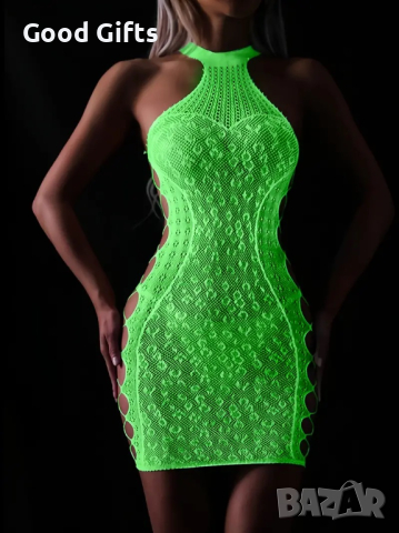 Секси светеща рокля, Светещо Еротично бельо, снимка 3 - Бельо - 44637035