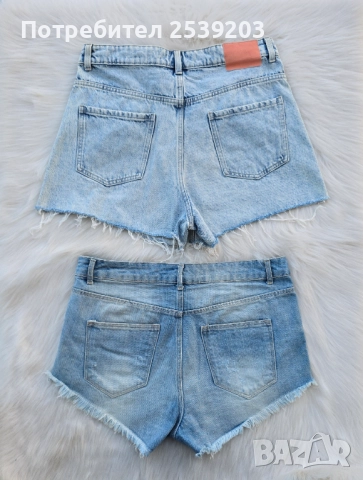 Къси дънкови панталони ZARA H&M размер L-ХL, снимка 18 - Къси панталони и бермуди - 51530299