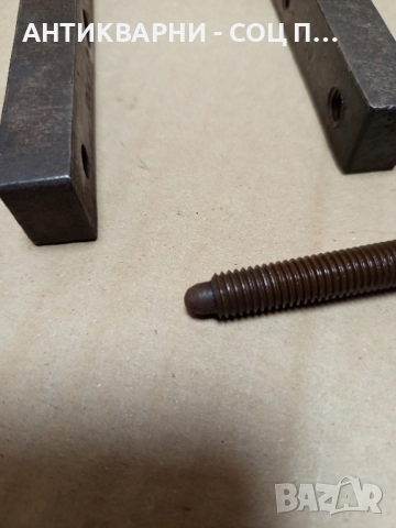 Стара Машинна Паралелна Скоба Струбцина. , снимка 6 - Антикварни и старинни предмети - 52566745