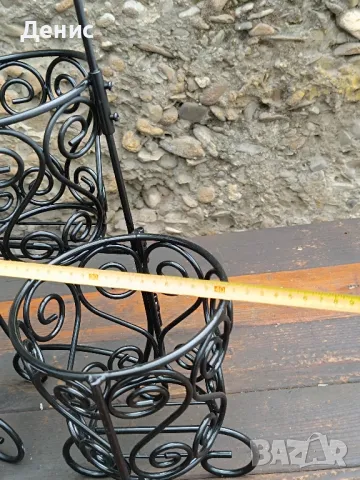 цветарник метален 25673, снимка 3 - Градински мебели, декорация  - 50325776