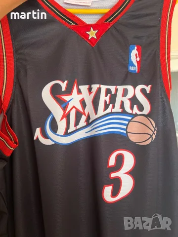 Allen Iverson 76ers баскетболен потник, снимка 3 - Спортни дрехи, екипи - 56232303