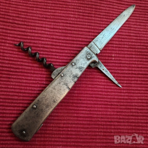Старо войнишко ножче от втората световна война,Lupus Solingen. , снимка 4 - Ножове - 53374076
