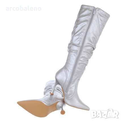 Дамски ботуши на висок ток, 3цвята , снимка 11 - Дамски ботуши - 41936837