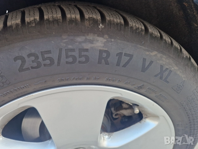 Алуминиеви джанти+зимни  гуми 17'' Mercedes, снимка 6 - Гуми и джанти - 52569137