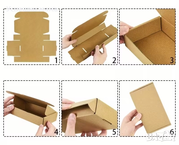 Кутийки за handmade, 120 х 100 х 80 мм., кафяви, снимка 3 - Други - 51959543