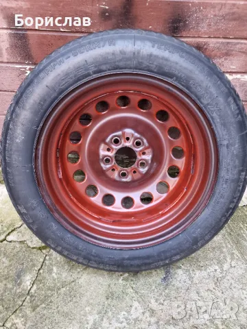 Резервна гума с джанта 125/80/15, снимка 5 - Гуми и джанти - 49292668