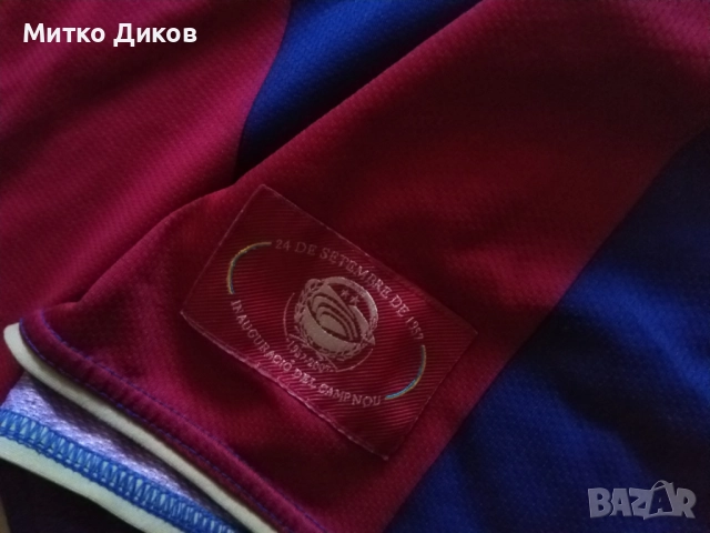 Барселона футболна тениска Найк №19 Меси ?007 г размер ХЛ, снимка 2 - Футбол - 51771087
