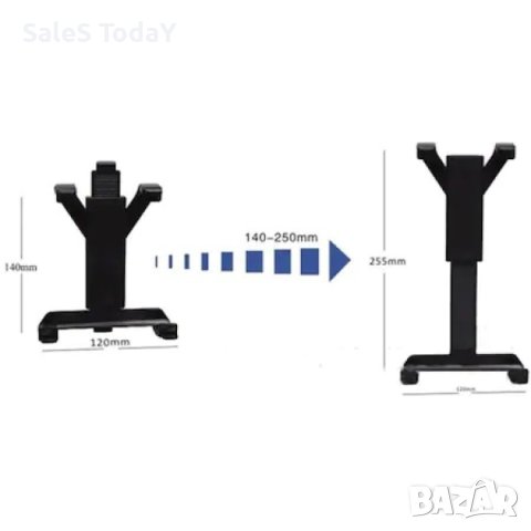 СТОЙКА ЗА ТАБЛЕТ МОНТАЖ НА ОБЛЕГАЛКАТА ЗА ГЛАВАТА ,от 7 "до 10", снимка 4 - Аксесоари и консумативи - 42267492