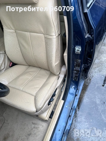 Кожен комфортен салон с Подгрев и обдухване BMW E60 E61, снимка 3 - Части - 53689645