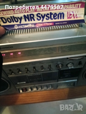 Касетофон хитачи, снимка 2 - Радиокасетофони, транзистори - 52042486