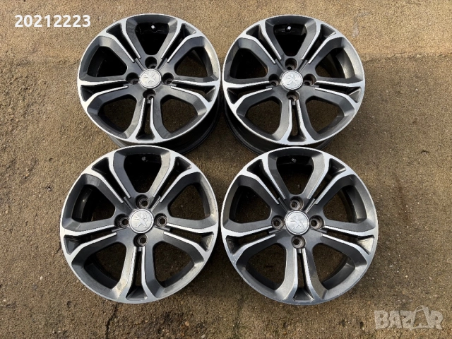 4 броя алуминиеви джанти за Peugeot 208,2008 16