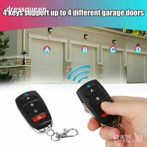 4610 Копиращо Дистанционно 433 MHz за Портална Врата и Бариера , снимка 3 - Индустриална техника - 53821525