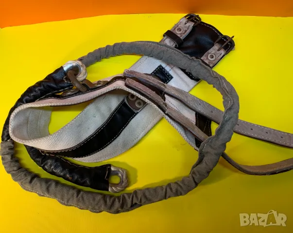 Здрав нов осигурителен колан за катерене и ремонтни работи яко въже 1,60м.